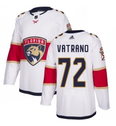 Men's Adidas Florida Panthers #72 Frank Vatrano Authentic White Away NHL Jersey