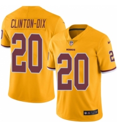 Men's Nike Washington Redskins #20 Ha Clinton-Dix Limited Gold Rush Vapor Untouchable NFL Jersey