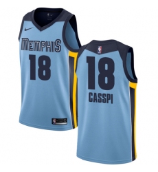 Youth Nike Memphis Grizzlies #18 Omri Casspi Swingman Light Blue NBA Jersey Statement Edition