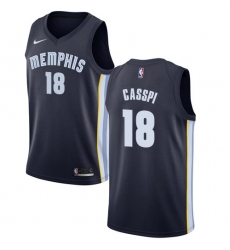 Youth Nike Memphis Grizzlies #18 Omri Casspi Swingman Navy Blue NBA Jersey - Icon Edition