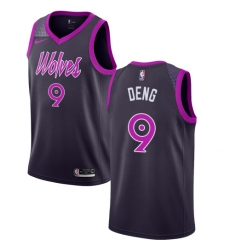 Youth Nike Minnesota Timberwolves #9 Luol Deng Swingman Purple NBA Jersey - City Edition