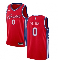 Youth Nike Philadelphia 76ers #0 Justin Patton Swingman Red NBA Jersey Statement Edition