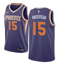 Men's Nike Phoenix Suns #15 Ryan Anderson Swingman Purple NBA Jersey - Icon Edition