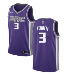 Youth Nike Sacramento Kings #3 Yogi Ferrell Swingman Purple NBA Jersey - Icon Edition