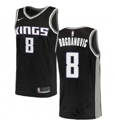 Women's Nike Sacramento Kings #8 Bogdan Bogdanovic Swingman Black NBA Jersey Statement Edition