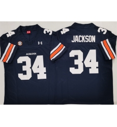 Men's Auburn Tigers #34 Bo Jackson Navy 2024 F.U.S.E. Limited Stitched Jersey