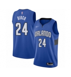 Youth Orlando Magic #24 Khem Birch Swingman Blue Finished Basketball Jersey - Statement Edition
