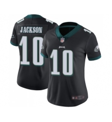 Women's Philadelphia Eagles #10 DeSean Jackson Black Alternate Vapor Untouchable Limited Player Football Jersey