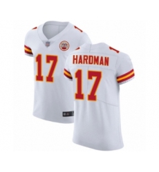 Men's Kansas City Chiefs #17 Mecole Hardman White Vapor Untouchable Elite Player Football Jersey