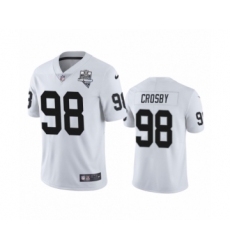 Women's Oakland Raiders #98 Maxx Crosby White 2020 Inaugural Season Vapor Limited Jersey