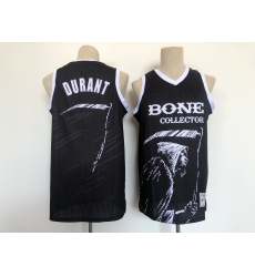 Men's Brooklyn Nets #7 Kevin Durant Black Authentic Reaper 2021 Jersey