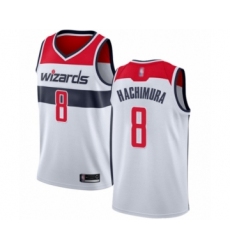 Women's Washington Wizards #8 Rui Hachimura Swingman White Basketball Jersey - Association Edition