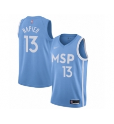 Women's Minnesota Timberwolves #13 Shabazz Napier Swingman Blue Basketball Jersey - 2019 20 City Edition