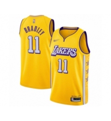 Women's Los Angeles Lakers #11 Avery Bradley Swingman Gold Basketball Jersey - 2019-20 City Edition