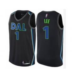 Women's Dallas Mavericks #1 Courtney Lee Swingman Black Basketball Jersey - City Edition