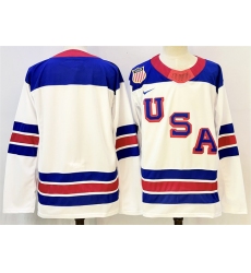 Men's USA Blank White 2025-2026 Stitched Jersey