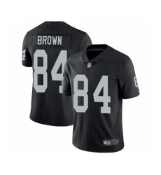 Youth Oakland Raiders #84 Antonio Brown Black Team Color Vapor Untouchable Limited Player Football Jersey