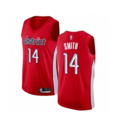 Women's Washington Wizards #14 Ish Smith Red Swingman Jersey - Earned Edition
