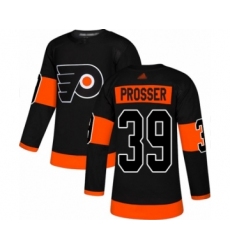 Men's Philadelphia Flyers #39 Nate Prosser Authentic Black Alternate Hockey Jersey