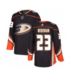 Youth Anaheim Ducks #23 Chris Wideman Authentic Black Home Hockey Jersey