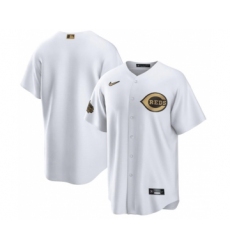 Men's Cincinnati Reds Blank White 2022 All-Star Cool Base Stitched Baseball Jersey