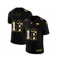 Men's Tampa Bay Buccaneers #12 Tom Brady Carbon Black Vapor Cristo Redentor Limited Jersey