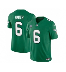Men's Nike Philadelphia Eagles #6 DeVonta Smith Green 2023 F.U.S.E. 1-Star C Vapor Vapor Untouchable Limited Football Stitched Jersey