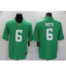 Men's Philadelphia Eagles #6 DeVonta Smith Midnight Green Draft First Round Pick Limited Jersey