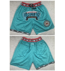 Men's Memphis Grizzlies Teal Shorts (Run Small)