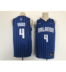 Men's Orlando Magic #4 Jalen Suggs Nike Blue 2021 Draft First Round Pick Swingman Jersey