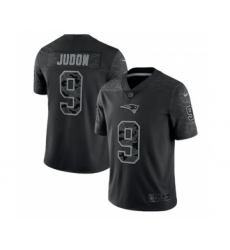 Men's New England Patriots #9 Matthew Judon Black Reflective Limited Stitched Football Jersey