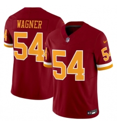 Men's Washington Commanders #54 Bobby Wagner Burgundy 2025 F.U.S.E. Throwback Limited Football Stitched Jersey