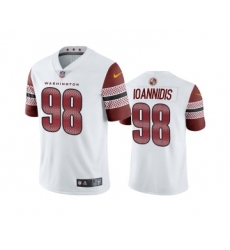 Men's Washington Commanders #98 Matt Ioannidis White Vapor Untouchable Stitched Football Jersey