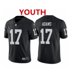 Youth Las Vegas Raiders #17 Davante Adams Black Vapor Limited Stitched Jersey