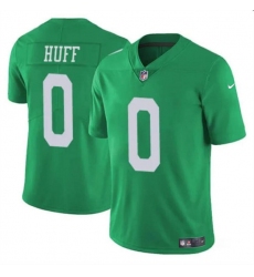 Men's Philadelphia Eagles #0 Bryce Huff Green Vapor Untouchable Throwback Limited Football Stitched Jersey