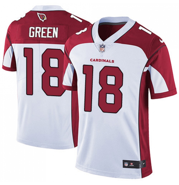 Men's Nike Arizona Cardinals #18 A.J. Green White Stitched NFL Vapor Untouchable Limited Jersey