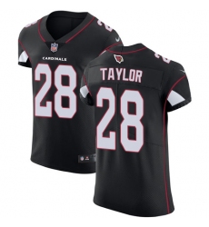 Men's Nike Arizona Cardinals #28 Jamar Taylor Black Alternate Vapor Untouchable Elite Player NFL Jersey