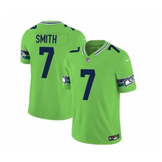 Men's Nike Seattle Seahawks #7 Geno Smith 2023 F.U.S.E. Green Limited Football Stitched Jersey Men's Nike Seattle Seahawks #7 Geno Smith 2023 F.U.S.E. Green Limited Football Stitched Jersey