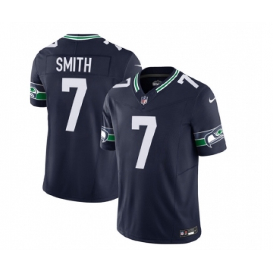 Men's Nike Seattle Seahawks #7 Geno Smith 2023 F.U.S.E. Navy Limited Football Stitched Jersey Men's Nike Seattle Seahawks #7 Geno Smith 2023 F.U.S.E. Navy Limited Football Stitched Jersey