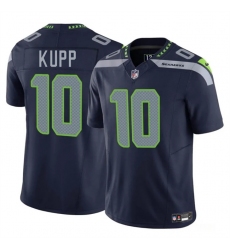 Men's Seattle Seahawks #10 Cooper Kupp Navy 2025 F.U.S.E Vapor Limited Football Stitched Jersey