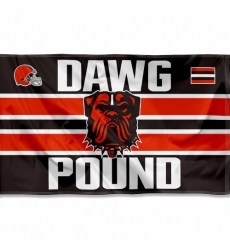 2Pcs WinCraft Cleveland Browns Dawg Pound Large 3x5 Flag