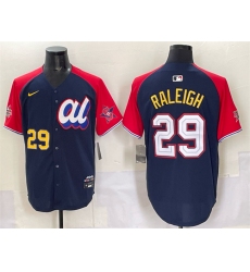Men's American League #29 Cal Raleigh Navy Red Alternate 2025 All-Star Edition Limited Stitched Baseball Jersey