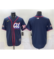 Men's American League Oakland Athletics Blank Navy 2025 All-Star Edition Limited Stitched Baseball Jersey
