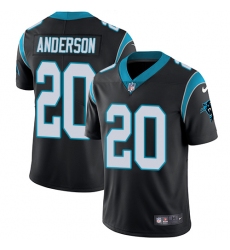 Men's Nike Carolina Panthers #20 C.J. Anderson Black Team Color Vapor Untouchable Limited Player NFL Jersey