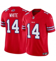 Men's Buffalo Bills #14 Mike White Red 2025 F.U.S.E. Vapor Untouchable Limited Football Stitched Jersey