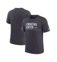 Men's Seattle Seahawks Charcoal 2021 Crucial Catch Performance T-Shirt