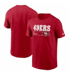 Men's San Francisco 49ers Scarlet Division Essential T Shirt