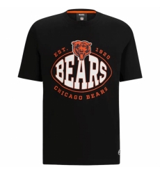 Men's Chicago Bears Black BOSS X Trap T Shirt