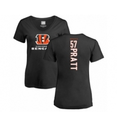 Football Women's Cincinnati Bengals #57 Germaine Pratt Black Backer T-Shirt
