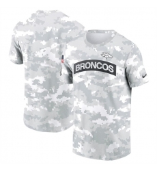 Men's Denver Broncos 2024 Arctic Camo Salute To Service Performance T-Shirt